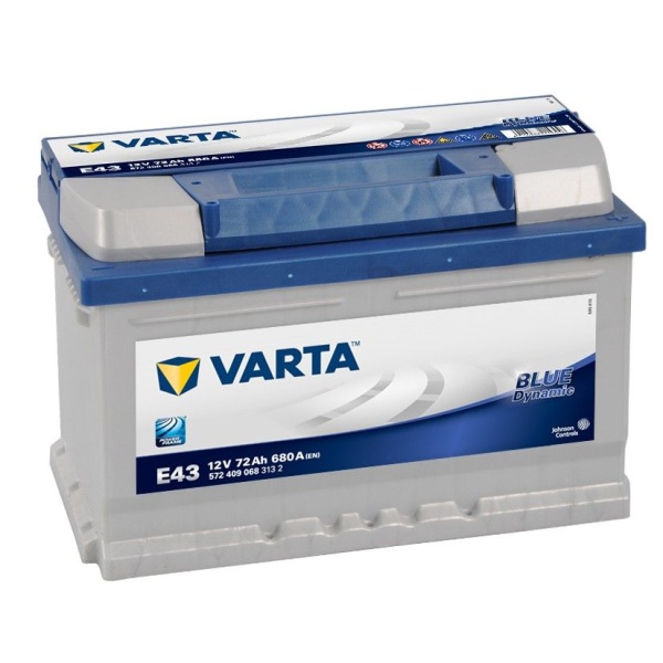 Baterie Varta Blue Dynamic E43 72Ah 680A 12V 5724090683132